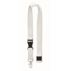Gift Campaign Lanyard in cotone con fibbia e chiusura di sicurezza Conscious Cotton></noscript> Lanyard E Porta Badge Personalizzati|Gadget Per L'Ufficio