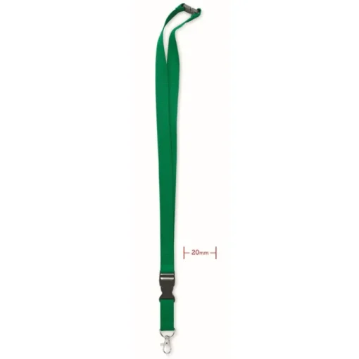 Gift Campaign Lanyard in cotone con fibbia e chiusura di sicurezza Conscious Cotton> Lanyard E Porta Badge Personalizzati|Gadget Per L'Ufficio