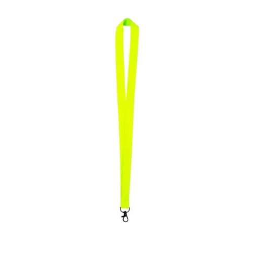 Gift Campaign Lanyard in poliestere colori fluo con gancio rotante> Lanyard E Porta Badge Personalizzati