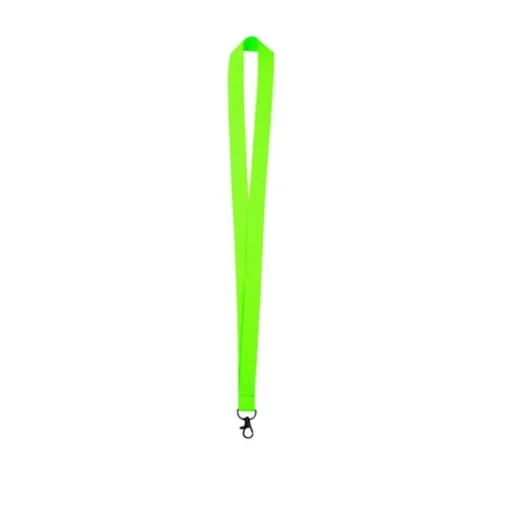 Gift Campaign Lanyard in poliestere colori fluo con gancio rotante> Lanyard E Porta Badge Personalizzati