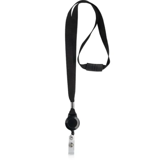 Gift Campaign Lanyard in poliestere con clip estensibile e chiusura di sicurezza> Lanyard E Porta Badge Personalizzati