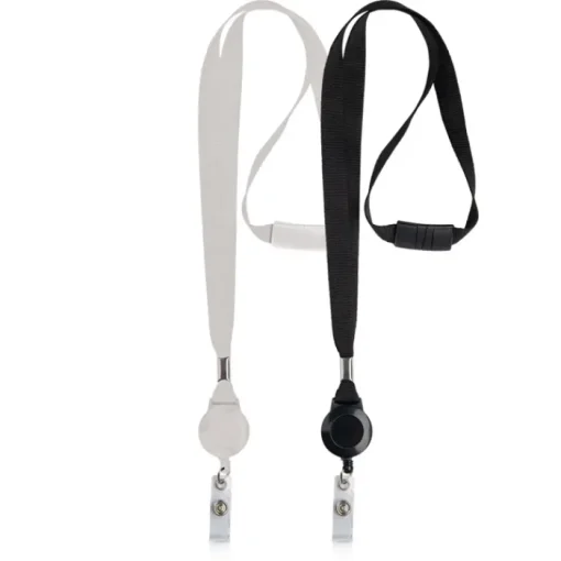 Gift Campaign Lanyard in poliestere con clip estensibile e chiusura di sicurezza> Lanyard E Porta Badge Personalizzati