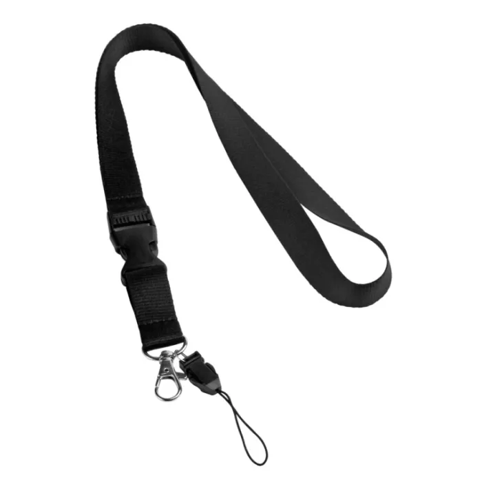 Gift Campaign Lanyard in poliestere con doppio aggancio e fibbia Doubleclip Plus> Lanyard E Porta Badge Personalizzati