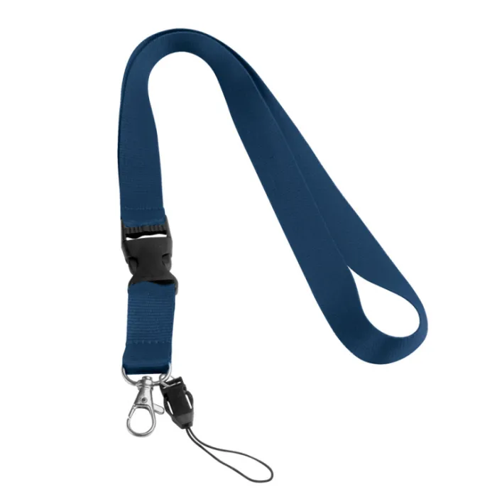 Gift Campaign Lanyard in poliestere con doppio aggancio e fibbia Doubleclip Plus> Lanyard E Porta Badge Personalizzati