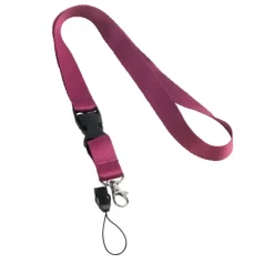 Gift Campaign Lanyard in poliestere con doppio aggancio e fibbia Doubleclip Plus><noscript><img width=