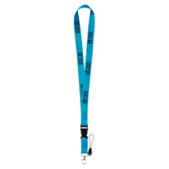 Gift Campaign Lanyard in poliestere con doppio aggancio e fibbia Doubleclip Plus><noscript><img width=