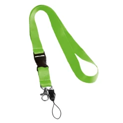 Gift Campaign Lanyard in poliestere con doppio aggancio e fibbia Doubleclip Plus><noscript><img width=