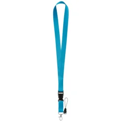 Gift Campaign Lanyard in poliestere con doppio aggancio e fibbia Doubleclip Plus><noscript><img width=