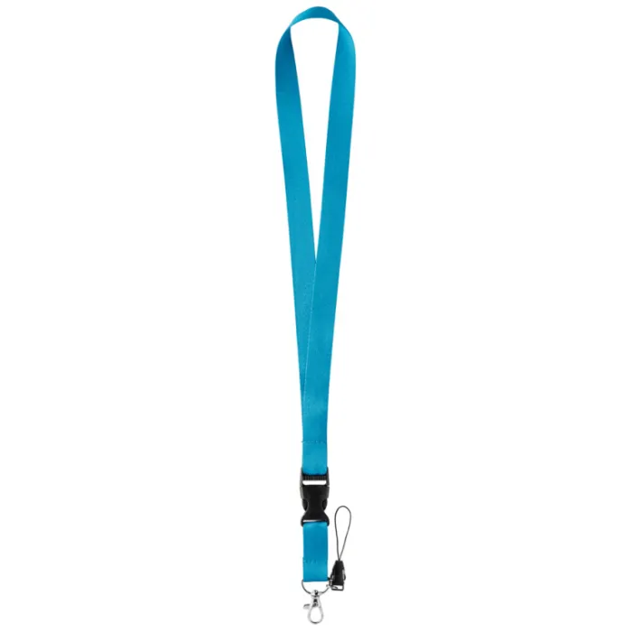 Gift Campaign Lanyard in poliestere con doppio aggancio e fibbia Doubleclip Plus> Lanyard E Porta Badge Personalizzati