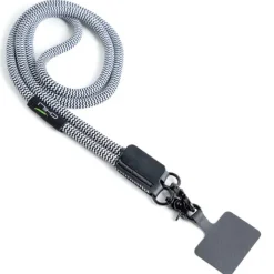 Gift Campaign Lanyard in RPET con supporto per smartphone e doppio moschettone> Lanyard E Porta Badge Personalizzati