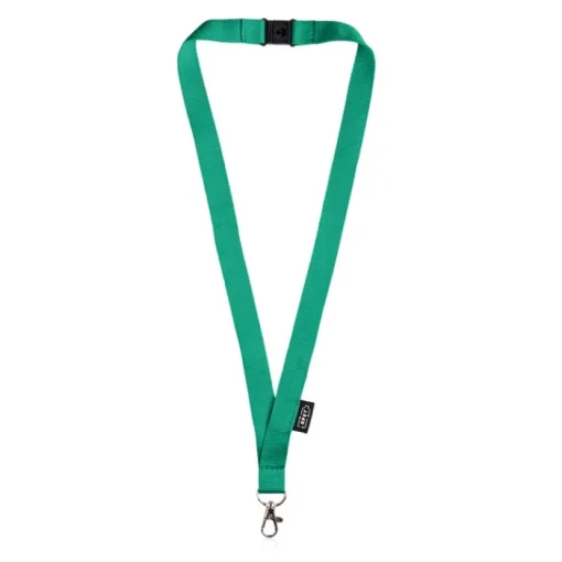 Gift Campaign Lanyard in rPET largo 3cm con chiusura di sicurezza e moschettone> Lanyard E Porta Badge Personalizzati