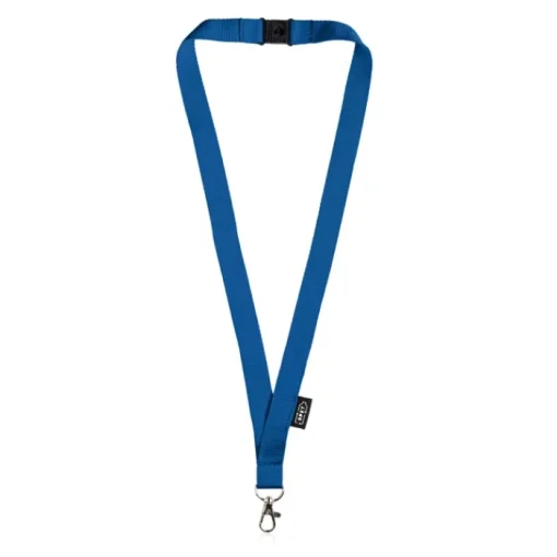 Gift Campaign Lanyard in rPET largo 3cm con chiusura di sicurezza e moschettone> Lanyard E Porta Badge Personalizzati