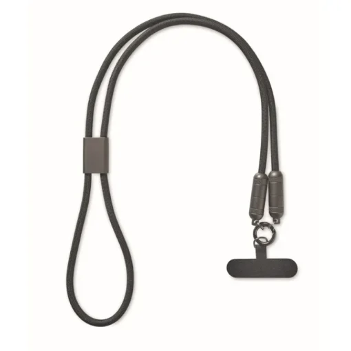 Gift Campaign Lanyard per cellulare con cavetto di ricarica USB-C da 60 W> Lanyard E Porta Badge Personalizzati