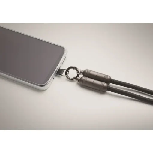Gift Campaign Lanyard per cellulare con cavetto di ricarica USB-C da 60 W> Lanyard E Porta Badge Personalizzati