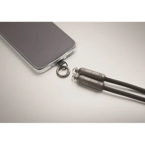 Gift Campaign Lanyard per cellulare con cavetto di ricarica USB-C da 60 W> Lanyard E Porta Badge Personalizzati