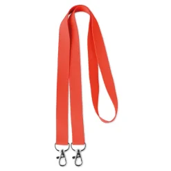 Gift Campaign Lanyard personalizzato aperto in poliestere con doppio aggancio Duo></noscript> Lanyard E Porta Badge Personalizzati