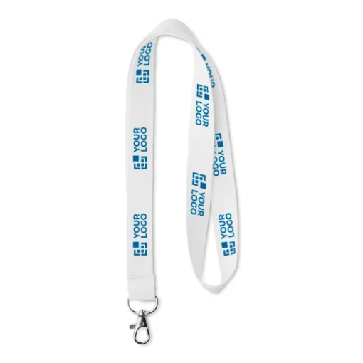 Gift Campaign Lanyard porta badge con logo in cotone organico per eventi Cotton> Lanyard E Porta Badge Personalizzati