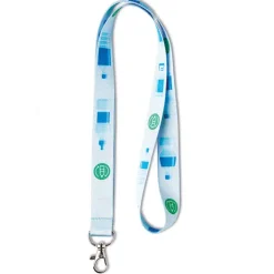 Gift Campaign Lanyard porta badge ecologico consegna rapida RPET Sublim Express> Lanyard E Porta Badge Personalizzati