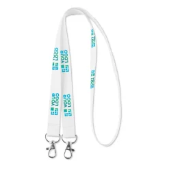 Gift Campaign Lanyard portabadge aperto con 2 moschettoni Duo RPET Sublim Express> Lanyard E Porta Badge Personalizzati|Gadget Per L'Ufficio