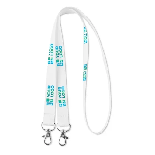 Gift Campaign Lanyard portabadge aperto con 2 moschettoni Duo RPET Sublim Express> Lanyard E Porta Badge Personalizzati|Gadget Per L'Ufficio