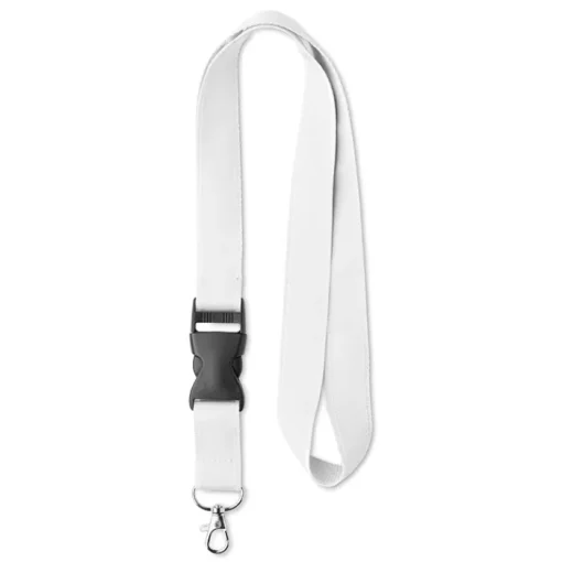 Gift Campaign Lanyard portabadge con fettuccia satinata e fibbia Double Sublim Plus> Lanyard E Porta Badge Personalizzati