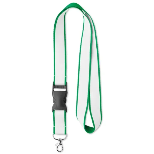 Gift Campaign Lanyard portabadge con fettuccia satinata e fibbia Double Sublim Plus> Lanyard E Porta Badge Personalizzati