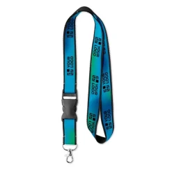 Gift Campaign Lanyard portabadge doppio in poliestere Double Sublim Plus Express> Lanyard E Porta Badge Personalizzati|Gadget Per L'Ufficio