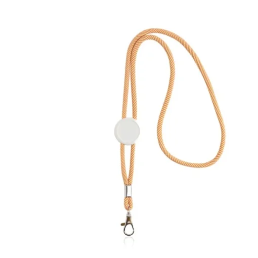 Gift Campaign Lanyard promozionale moderno tubolare in poliestere con moschettone> Lanyard E Porta Badge Personalizzati