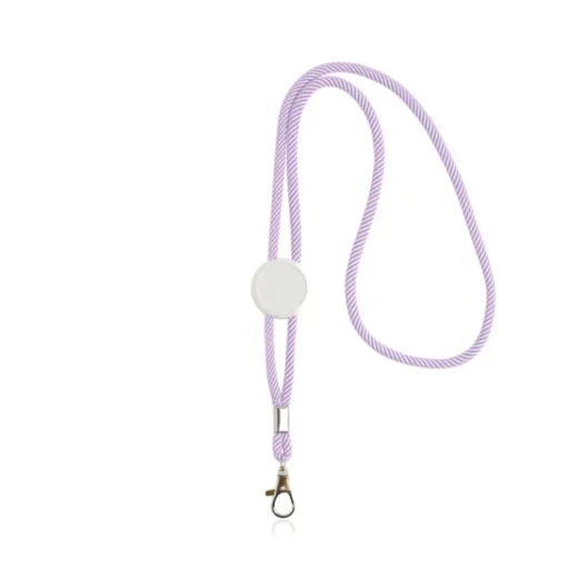 Gift Campaign Lanyard promozionale moderno tubolare in poliestere con moschettone> Lanyard E Porta Badge Personalizzati