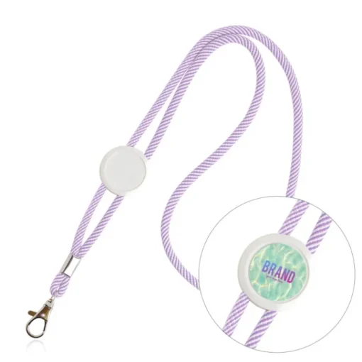 Gift Campaign Lanyard promozionale moderno tubolare in poliestere con moschettone> Lanyard E Porta Badge Personalizzati
