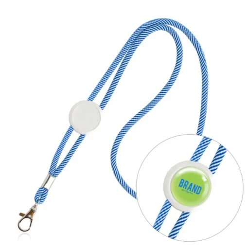 Gift Campaign Lanyard promozionale moderno tubolare in poliestere con moschettone> Lanyard E Porta Badge Personalizzati