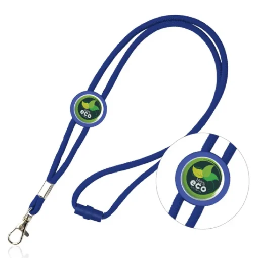 Gift Campaign Lanyard tubolare in poliestere regolabile personalizzabile in doming> Lanyard E Porta Badge Personalizzati