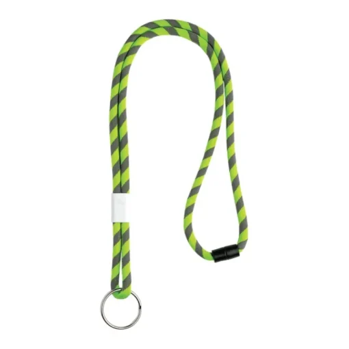 Gift Campaign Lanyard tubolare in terilene con design a righe chiusura di sicurezza> Lanyard E Porta Badge Personalizzati
