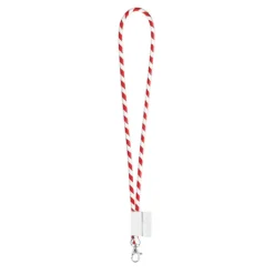 Gift Campaign Lanyards da collo a righe personalizzati in 5-7 gg Tube Stripes Clear> Lanyard E Porta Badge Personalizzati