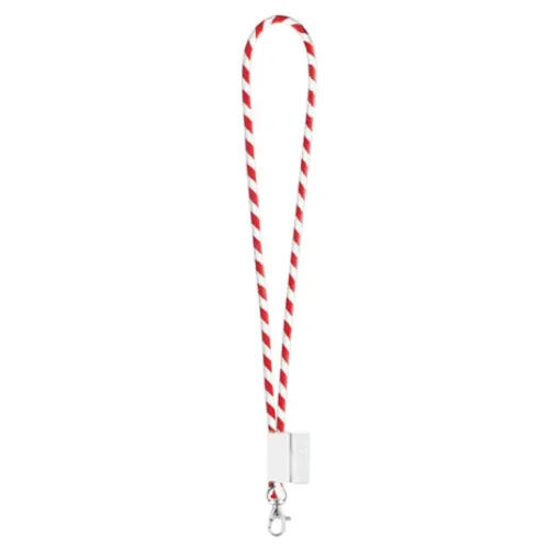 Gift Campaign Lanyards da collo a righe personalizzati in 5-7 gg Tube Stripes Clear> Lanyard E Porta Badge Personalizzati