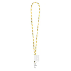 Gift Campaign Lanyards da collo a righe personalizzati in 5-7 gg Tube Stripes Clear> Lanyard E Porta Badge Personalizzati