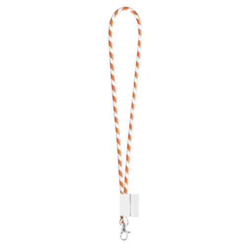 Gift Campaign Lanyards da collo a righe personalizzati in 5-7 gg Tube Stripes Clear> Lanyard E Porta Badge Personalizzati