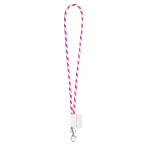 Gift Campaign Lanyards da collo a righe personalizzati in 5-7 gg Tube Stripes Clear> Lanyard E Porta Badge Personalizzati