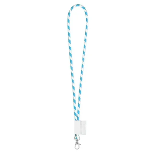 Gift Campaign Lanyards da collo a righe personalizzati in 5-7 gg Tube Stripes Clear> Lanyard E Porta Badge Personalizzati