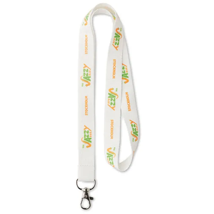 Gift Campaign Lanyards da collo personalizzati ecologici da 15, 20 o 25 mm RPET> Lanyard E Porta Badge Personalizzati