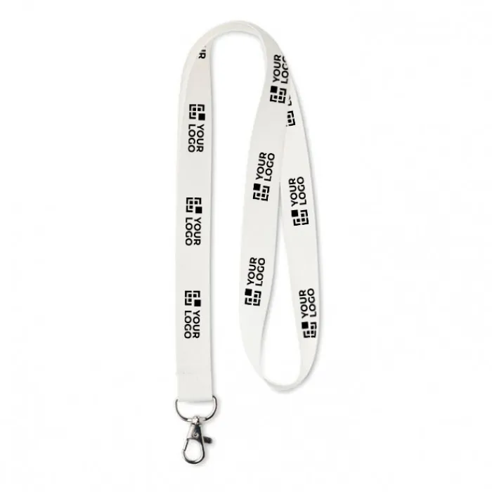 Gift Campaign Lanyards da collo personalizzati ecologici da 15, 20 o 25 mm RPET> Lanyard E Porta Badge Personalizzati