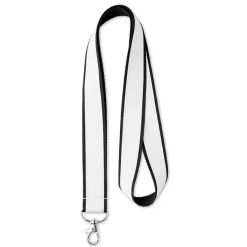 Gift Campaign Lanyards in poliestere con fettuccia satinata sublimata Double Sublim> Lanyard E Porta Badge Personalizzati