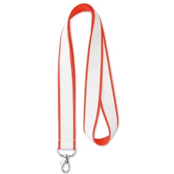 Gift Campaign Lanyards in poliestere con fettuccia satinata sublimata Double Sublim> Lanyard E Porta Badge Personalizzati