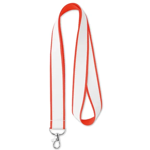 Gift Campaign Lanyards in poliestere con fettuccia satinata sublimata Double Sublim> Lanyard E Porta Badge Personalizzati