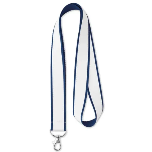 Gift Campaign Lanyards in poliestere con fettuccia satinata sublimata Double Sublim> Lanyard E Porta Badge Personalizzati