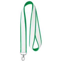 Gift Campaign Lanyards in poliestere con fettuccia satinata sublimata Double Sublim></noscript> Lanyard E Porta Badge Personalizzati