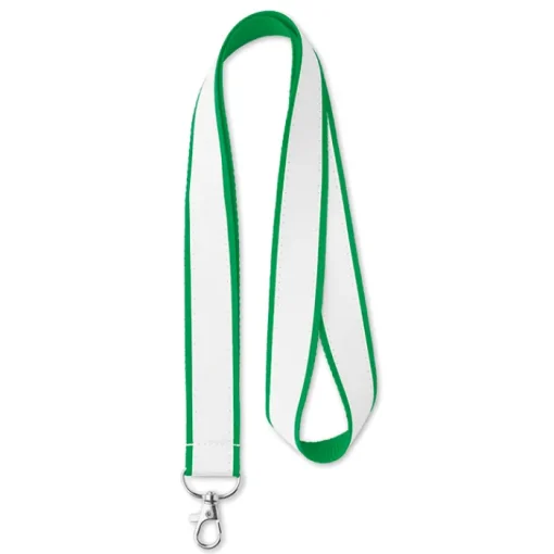 Gift Campaign Lanyards in poliestere con fettuccia satinata sublimata Double Sublim> Lanyard E Porta Badge Personalizzati