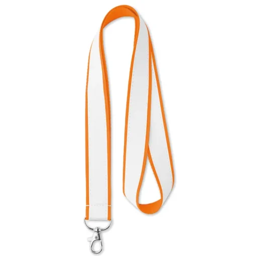 Gift Campaign Lanyards in poliestere con fettuccia satinata sublimata Double Sublim> Lanyard E Porta Badge Personalizzati