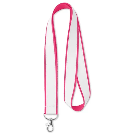 Gift Campaign Lanyards in poliestere con fettuccia satinata sublimata Double Sublim> Lanyard E Porta Badge Personalizzati
