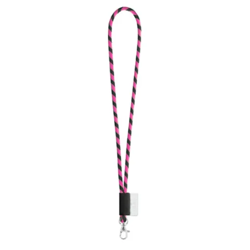 Gift Campaign Lanyards porta badge personalizzati a consegna rapida Tube Stripes Dark> Lanyard E Porta Badge Personalizzati